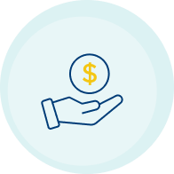 Hand With Dollar Symbol